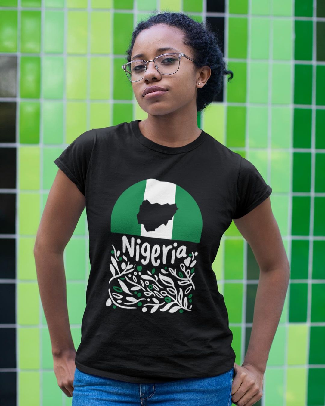 Nigeria (Floral) | T-shirt