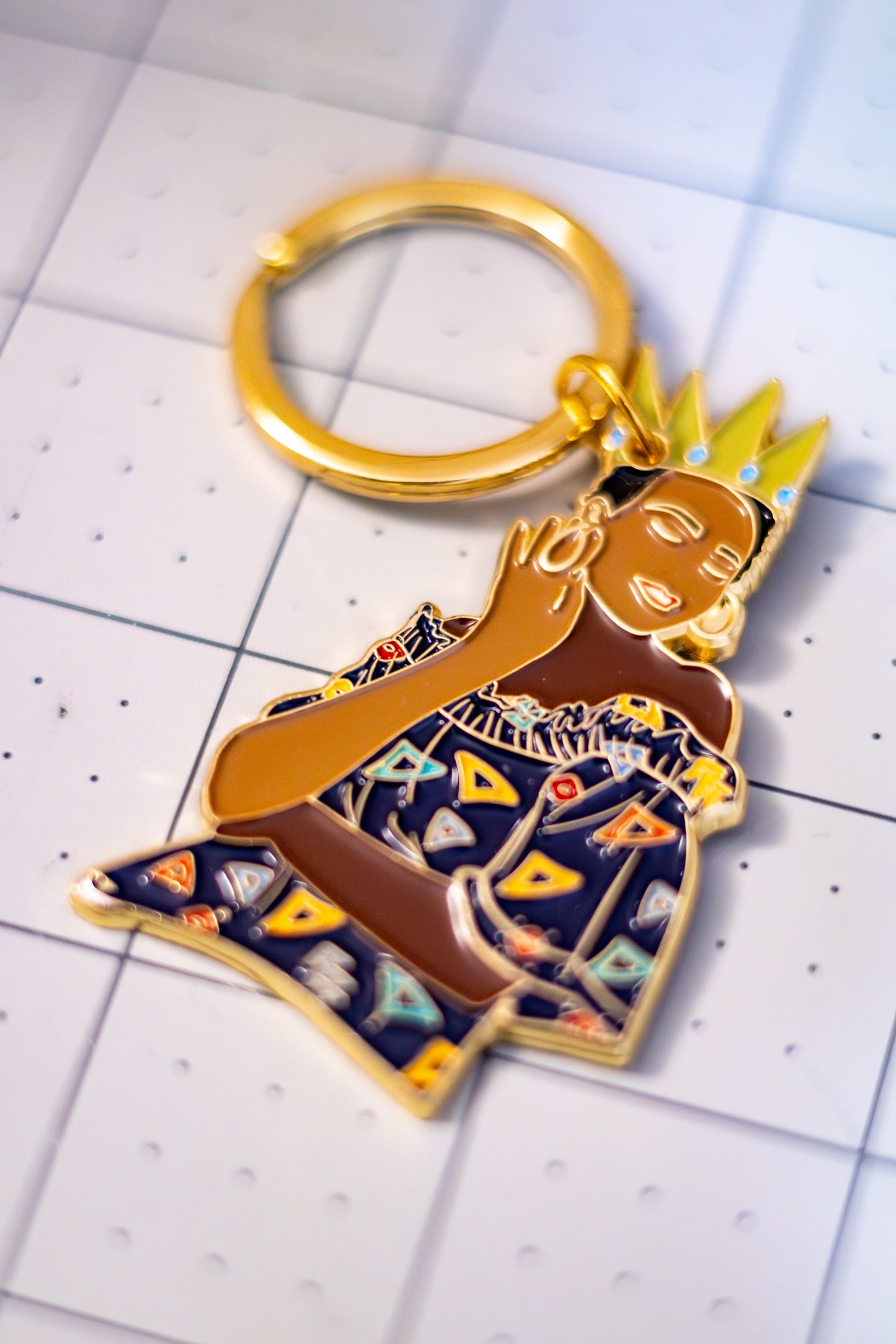 Jewel - Enamel Keychain